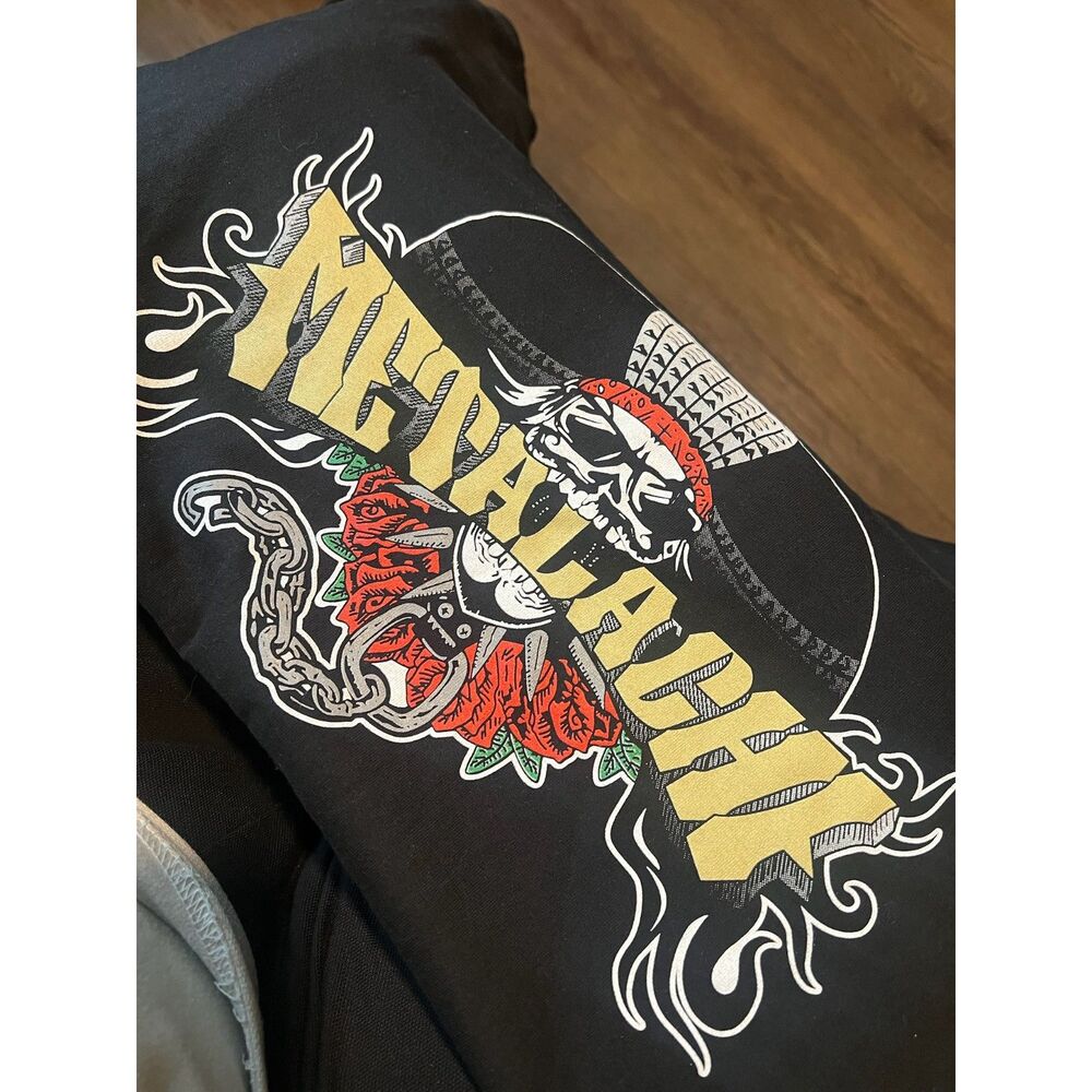 Metalachi Band T-Shirt Mens 3XL Black Heavy Metal Mariachi Graphic Tee Hanes